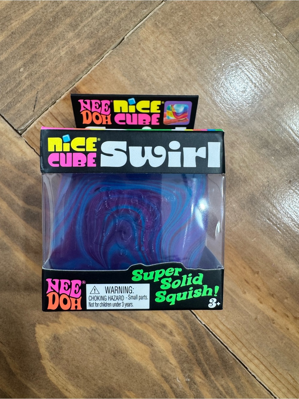 Nice Cube Swirl Toy – Purple & Blue